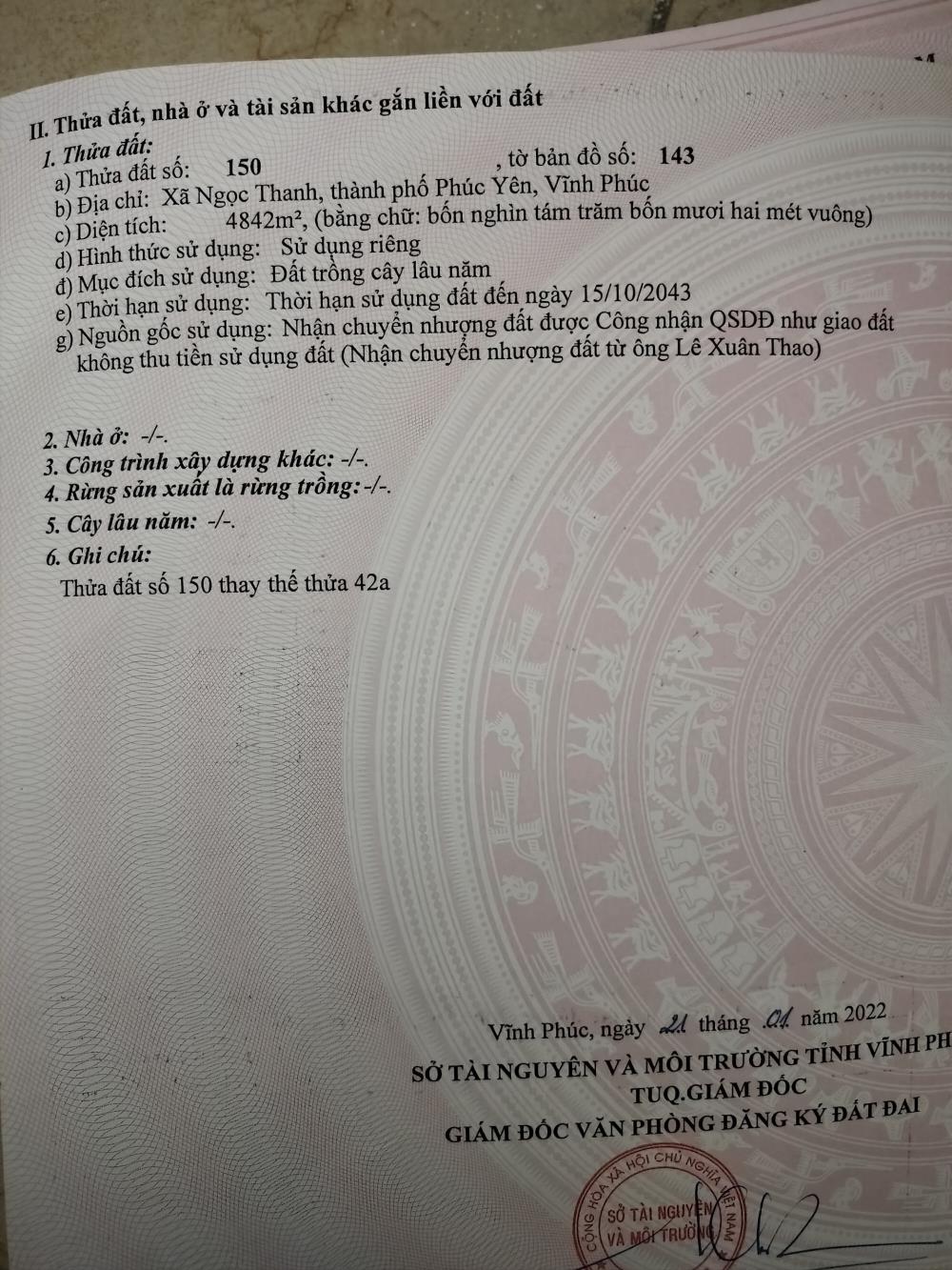 Tinh thần đoàn kết đi xuống chúng e QĐ bán cắt lỗ lô đất S thực tế ~1ha chỉ 2tr6/1m21991519