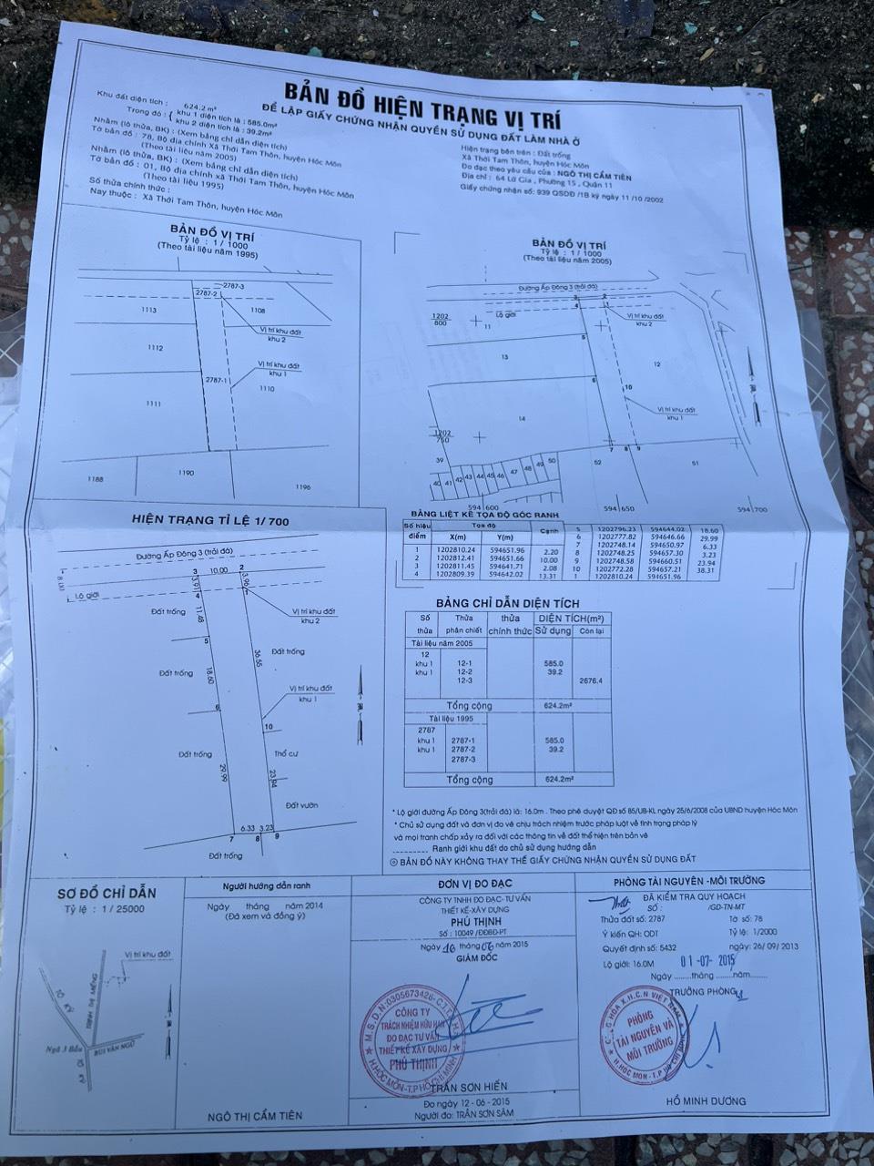 Bán Đất Mặt Tiền đường thông, sổ hồng vuông đét Cách Nguyễn Ảnh Thủ - Tô Ký 300m.2023140