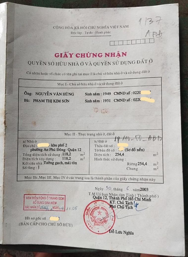 Bán nhà Vườn Lài P. An Phú Đông Q. 12, Ngang 8m, giá giảm còn 8.x tỷ1546370