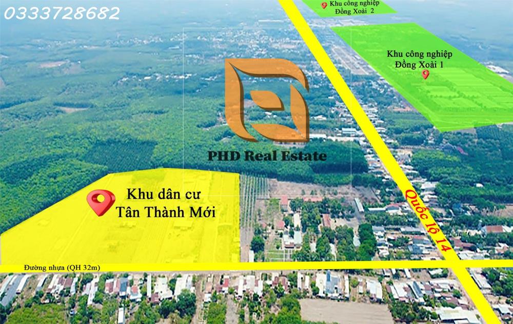 Đất nền giá tốt TP Đồng Xoài, chỉ 6xx - 7xx triệu/nền1520064