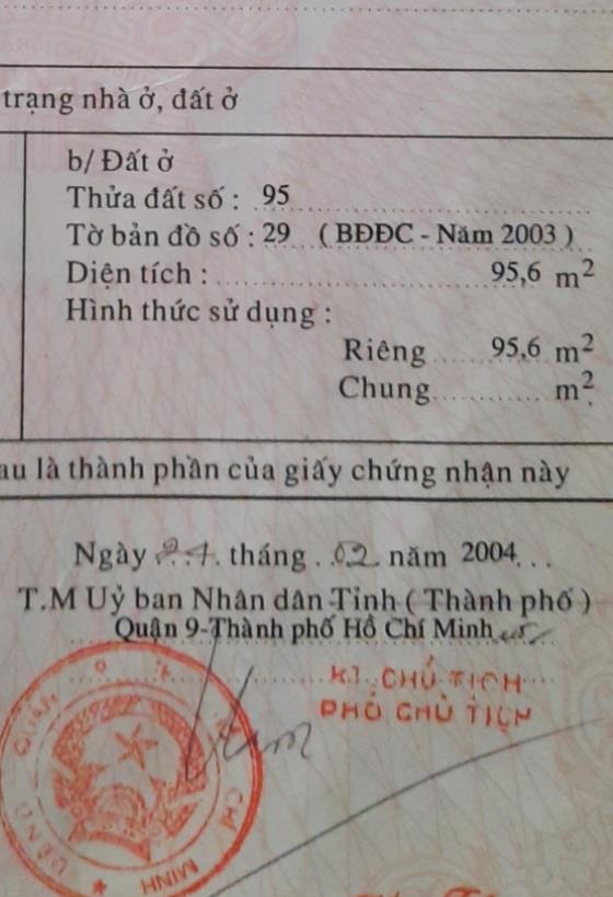 Chính chủ cần bán nhà ngay đầu hẻm ra đường Trương Văn Hải, Tăng Nhơn Phú B, Quận 9, Hồ Chí Minh.1768518