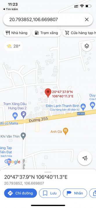 Bán đất ngõ 2,5m 612 Mạc Đăng Doanh, Dương Kinh1275221